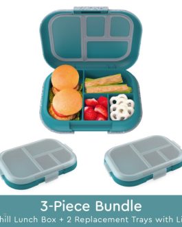Bentgo Lunch Box UK – Bentgo Kids Chill Lunch Box & 2 Extra Trays with Lids Kids UK 5734-IGZLK