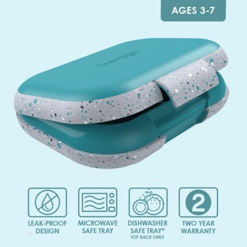 Bentgo Lunch Box UK - Bentgo Kids Chill Lunch Box & 2 Extra Trays with Lids Kids UK 5734-IGZLK - Image 2