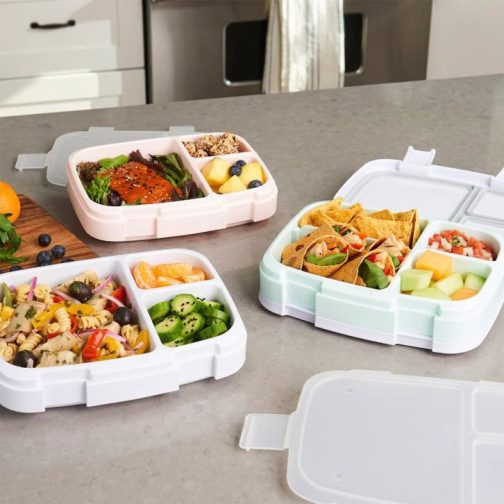 Bentgo Meal Prep Containers UK - Bentgo Fresh 3-Meal Prep Pack UK 7512-RSMTW - Image 2