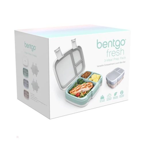 Bentgo Meal Prep Containers UK - Bentgo Fresh 3-Meal Prep Pack UK 7512-RSMTW - Image 4