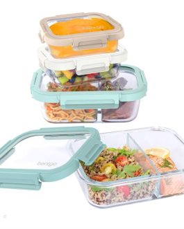 Bentgo Meal Prep Containers UK – Bentgo Glass Leak-Proof Meal Prep Set (8pc) UK 0318-UBITO
