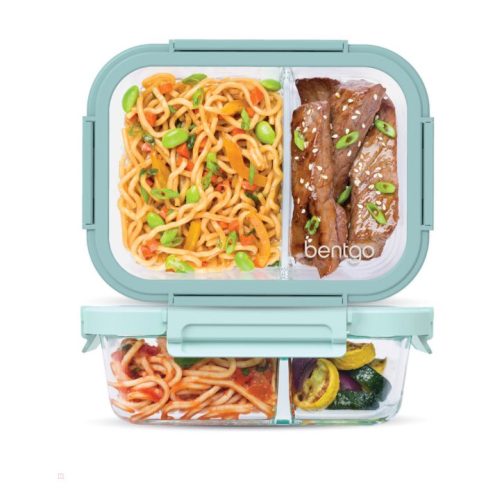 Bentgo Glass Leak-Proof Meal Prep Set (4pc) Meal Prep Containers UK | Bentgo UK 9573-ENJOB