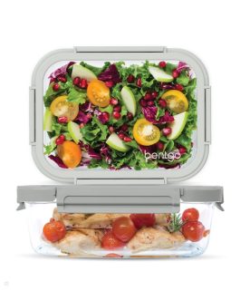 Bentgo UK – Bentgo Glass Leak-Proof Set (4pc) Food Storage UK 7168-BFCEU