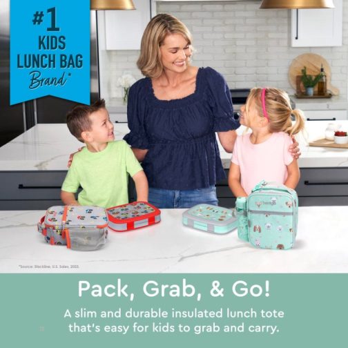 Bentgo Kids Insulated Lunch Tote Kids Lunch Box UK | Bentgo UK 9081-LSGOY - Image 2