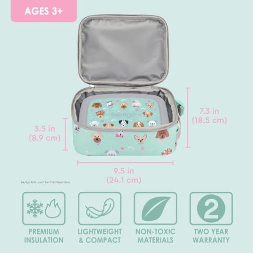 Bentgo Kids Insulated Lunch Tote Kids Lunch Box UK | Bentgo UK 9081-LSGOY - Image 3