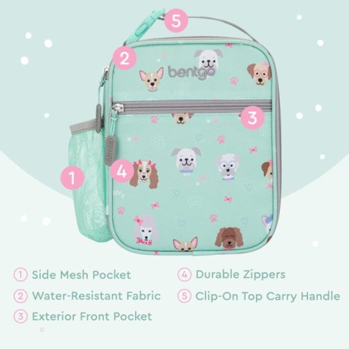 Bentgo Kids Insulated Lunch Tote Kids Lunch Box UK | Bentgo UK 9081-LSGOY - Image 5