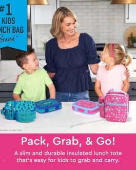 Bentgo Lunch Box UK – Bentgo Kids Insulated Lunch Tote Kids Lunch Box UK 7469-JOVWR
