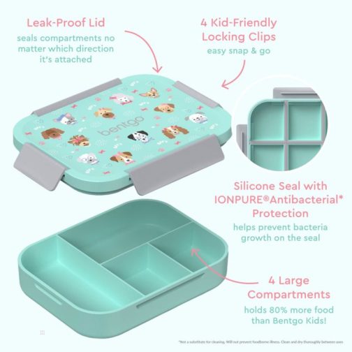 Bentgo Kids Lunch Box UK - Bentgo Kids Snap & Go UK 2635-QYHCO - Image 4