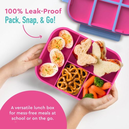 Bentgo Kids Snap & Go Kids Lunch Box UK | Bentgo UK 1896-IMLBP - Image 2