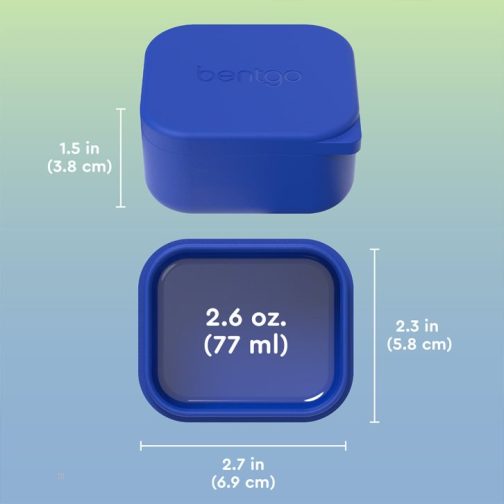 Bentgo Sauce Container Kids UK - Bentgo Kids Sidekicks 2-Pack Silicone Container Set UK 8247-IDFPS - Image 4