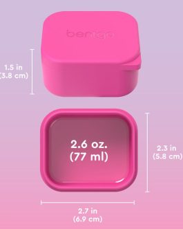 Bentgo Sauce Container Kids UK – Bentgo Kids Sidekicks 2-Pack Silicone Container Set UK 8406-TCABG