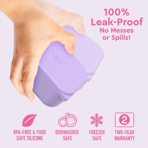 Bentgo Sauce Container Kids UK - Bentgo Kids Sidekicks 2-Pack Silicone Container Set UK 8406-TCABG - Image 4