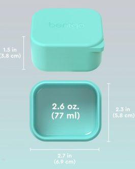 Bentgo Kids Sidekicks 2-Pack Silicone Container Set Kids Sauce Container UK | Bentgo UK 2560-PQKLU