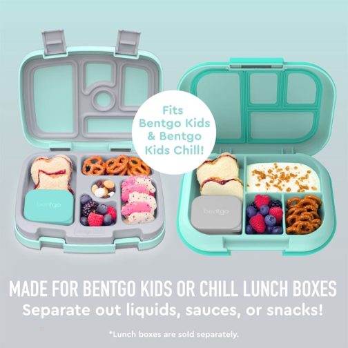 Bentgo Kids Sidekicks 2-Pack Silicone Container Set Kids Sauce Container UK | Bentgo UK 2560-PQKLU - Image 3