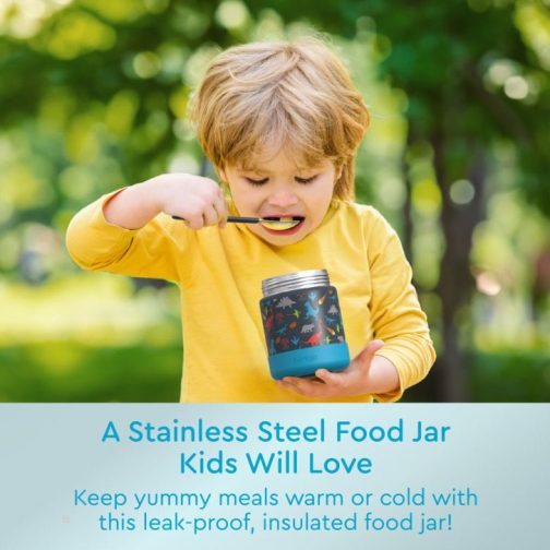 Bentgo Lunch Box UK - Bentgo Kids Stainless Steel Food Jar Kids Stainless Steel UK 5643-RBQOD - Image 2