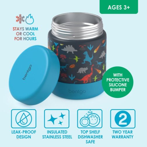 Bentgo Lunch Box UK - Bentgo Kids Stainless Steel Food Jar Kids Stainless Steel UK 5643-RBQOD - Image 3