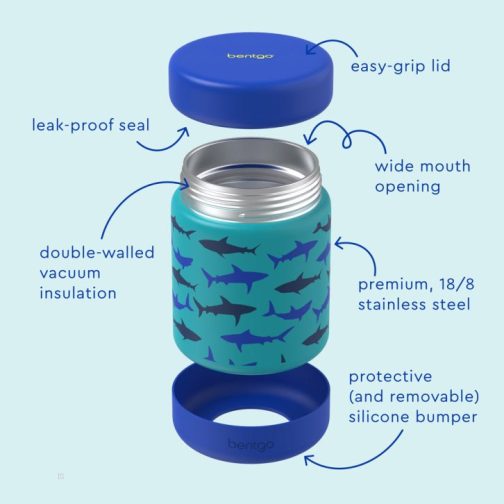 Bentgo UK - Bentgo Kids Stainless Steel Food Jar Kids Stainless Steel UK 0728-DLECK - Image 4