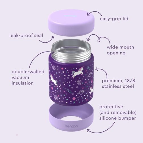 Bentgo Kids Stainless Steel Food Jar Kids Stainless Steel UK | Bentgo UK 1059-XHYWQ - Image 4