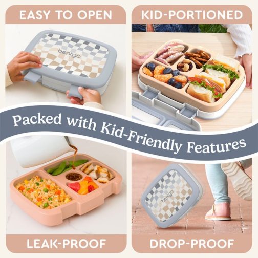 Bentgo Kids Whimsy & Wonder Prints Kids Lunch Box UK | Bentgo UK 4725-JBMYV - Image 5