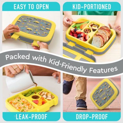 Bentgo Lunch Box Kids UK - Bentgo Kids Prints UK 9230-JGAZW - Image 4