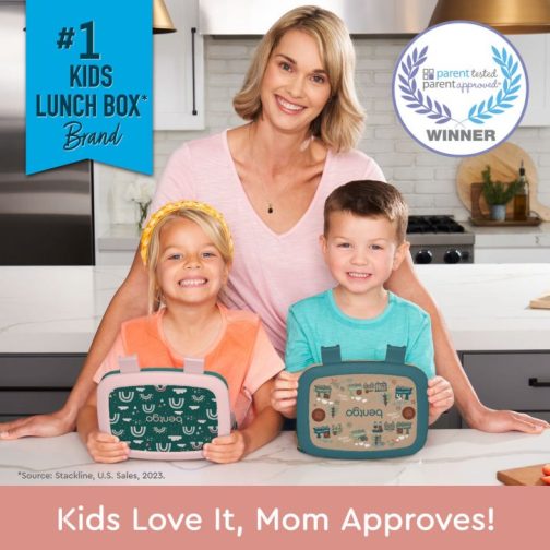 Bentgo Kids Prints Kids Lunch Box UK | Bentgo UK 3192-HNARP - Image 2