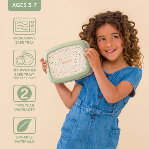 Bentgo Kids Whimsy & Wonder Prints Kids Lunch Box UK | Bentgo UK 5029-YXMGP - Image 4