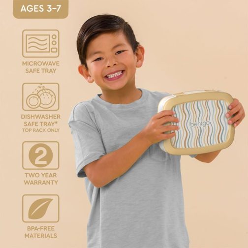 Bentgo Kids Whimsy & Wonder Prints Kids Lunch Box UK | Bentgo UK 6953-AGFBE - Image 4