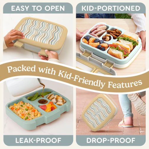 Bentgo Kids Whimsy & Wonder Prints Kids Lunch Box UK | Bentgo UK 6953-AGFBE - Image 5