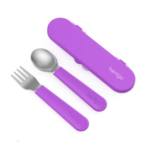 Bentgo Accessories UK - Bentgo Kids Stainless Steel Utensil Set Kids Utensils UK 5728-FBEOS