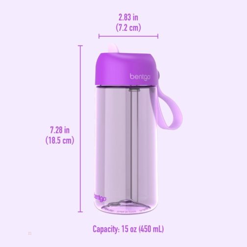 Bentgo Kids Kids Water Bottle UK | Bentgo UK 2856-LTEDQ - Image 6