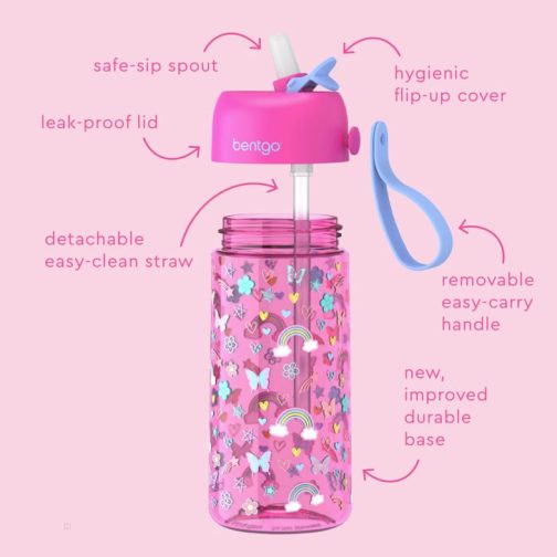 Bentgo Kids Kids Water Bottle UK | Bentgo UK 9017-GPICB - Image 3