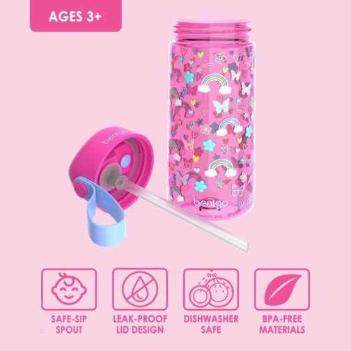 Bentgo Kids Kids Water Bottle UK | Bentgo UK 9017-GPICB - Image 5