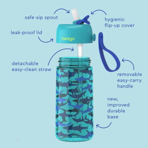 Bentgo Kids Kids Water Bottle UK | Bentgo UK 4169-CDSTK - Image 3