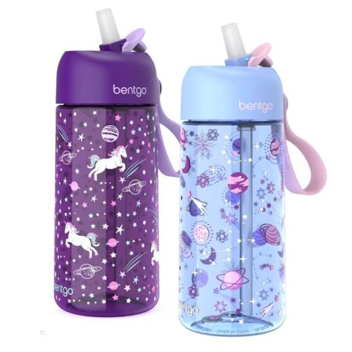 Bentgo Water Bottle UK - Bentgo Kids Prints (2-Pack) Kids UK 6032-TUKFC