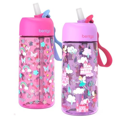 Bentgo Kids Prints (2-Pack) Kids Water Bottle UK | Bentgo UK 0493-SOECU