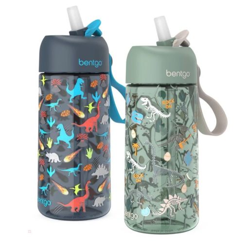 Bentgo UK - Bentgo Kids Prints (2-Pack) Kids Water Bottle UK 9146-BEHAN