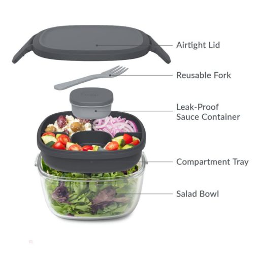 Bentgo Glass Salad Container UK | Bentgo UK 2816-UJASG - Image 5