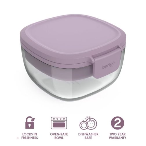 Bentgo Glass Salad Container UK | Bentgo UK 6820-HOVTW - Image 3
