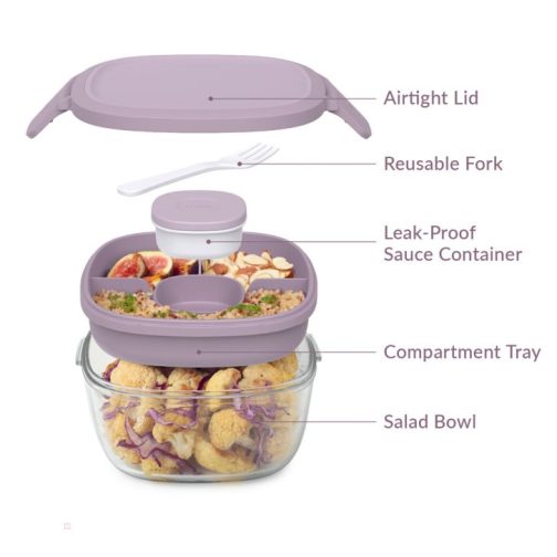 Bentgo Glass Salad Container UK | Bentgo UK 6820-HOVTW - Image 5