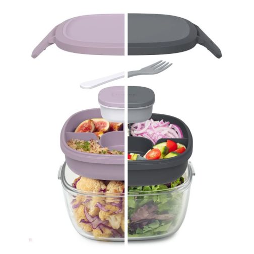 Bentgo Meal Containers UK - Bentgo Glass (2-Pack) Salad Container UK 1369-GUDMW - Image 2