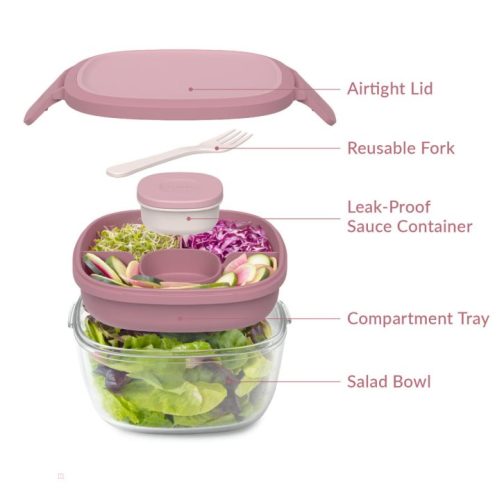 Bentgo UK - Bentgo Glass Salad Container UK 7401-UGPIK - Image 5