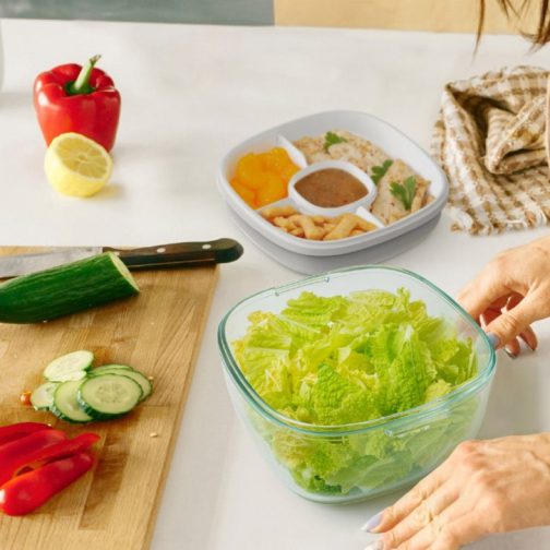Bentgo Salad Container UK - Bentgo Glass UK 9165-VHWYC - Image 4