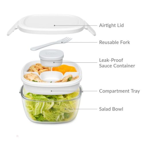 Bentgo Salad Container UK - Bentgo Glass UK 9165-VHWYC - Image 5
