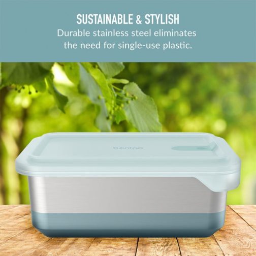 Bentgo Lunch Box UK - Bentgo MicroSteel Heat & Eat Container UK 4719-DVUML - Image 4