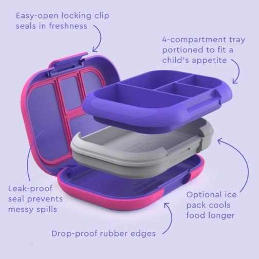 Bentgo UK - Bentgo Kids Chill Kids Lunch Box UK 9570-HCBQY - Image 4