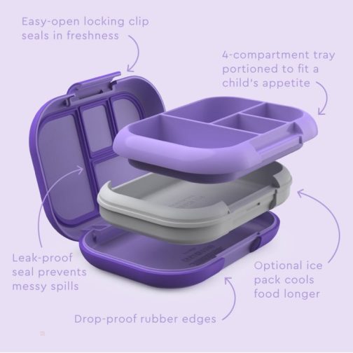 Bentgo Kids Chill Kids Lunch Box UK | Bentgo UK 6810-AZLMB - Image 4