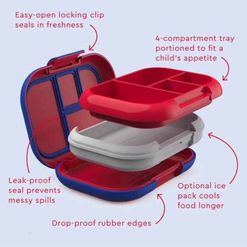 Bentgo Lunch Box UK - Bentgo Kids Chill Kids Lunch Box UK 6524-GAJQZ - Image 4