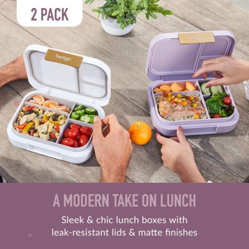 Bentgo UK - Bentgo Modern (2 Pack) Lunch Box UK 5817-AJLKY - Image 2