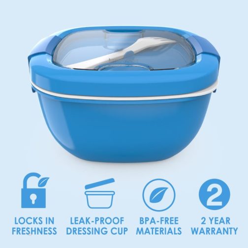 Bentgo Meal Containers UK - Bentgo All-in-One Salad Container UK 6390-QKVJR - Image 3