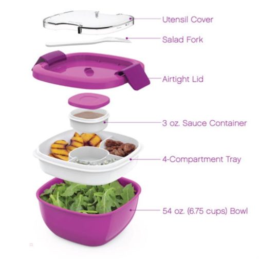 Bentgo Salad Container UK - Bentgo All-in-One UK 5367-CKNQZ - Image 3